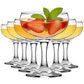 Clear 5.07 oz Stemmed Cocktail Glasses Set of 6 M285130