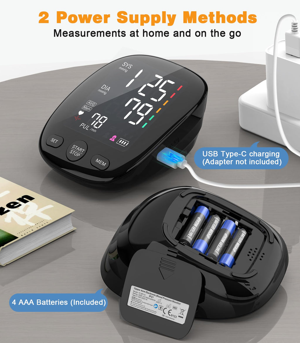 Upper Arm Blood Pressure Monitor with Dual User 240 Memory Sets R76519