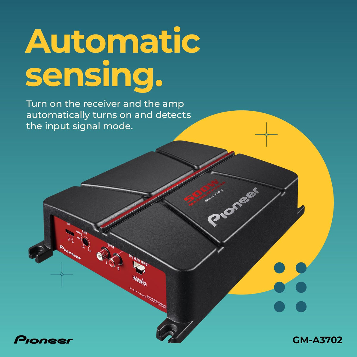 500W Max Class AB 2-Channel Car Amplifier Q651811