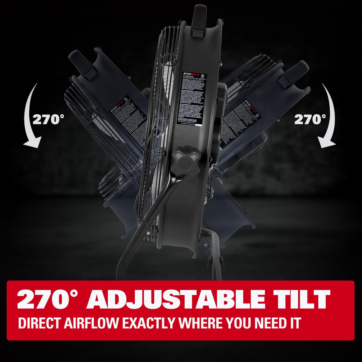 20-Inch 2300 CFM 3-Speed Industrial Drum Fan S465