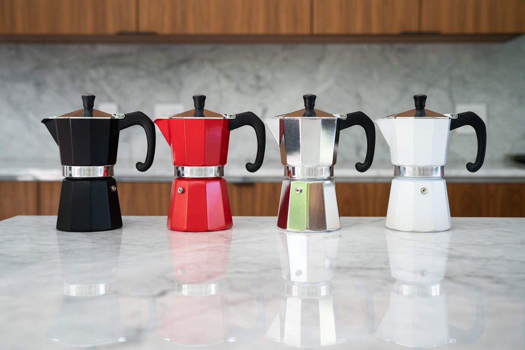 Stovetop Espresso Maker 6-Cup Silver Z186530
