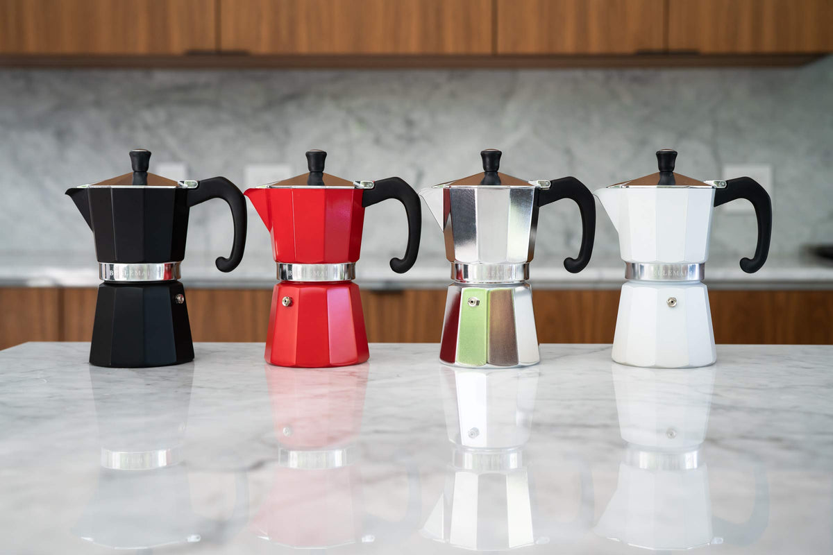 Stovetop Espresso Maker 6-Cup Silver Z186530