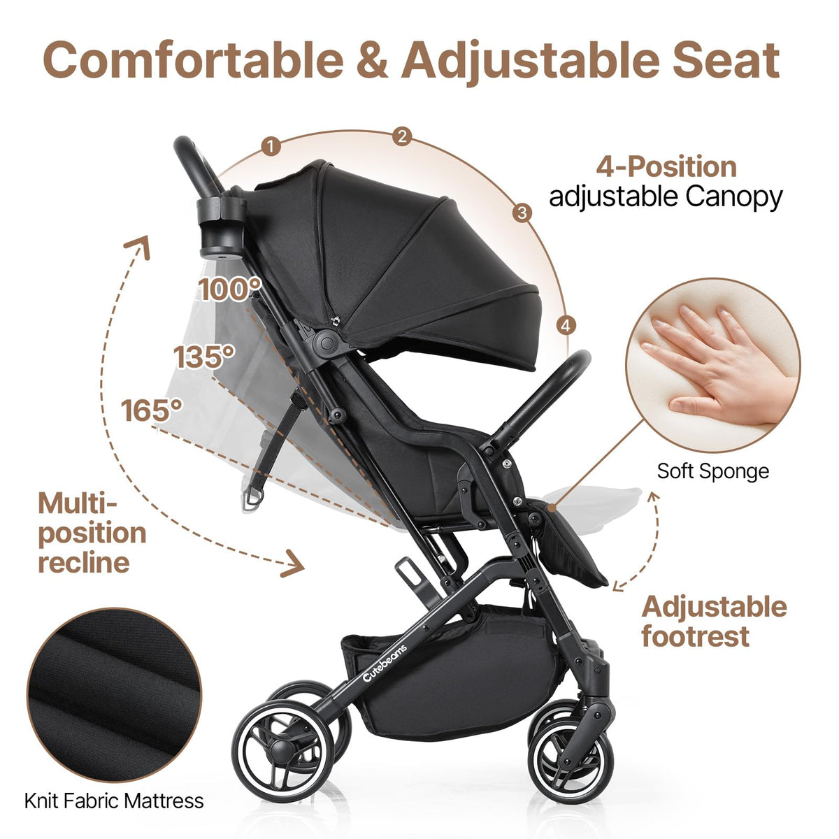 Lightweight Compact Travel Stroller X57075