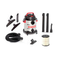 10 Gallon 6.0 Peak HP Stainless Steel Vacuum W436