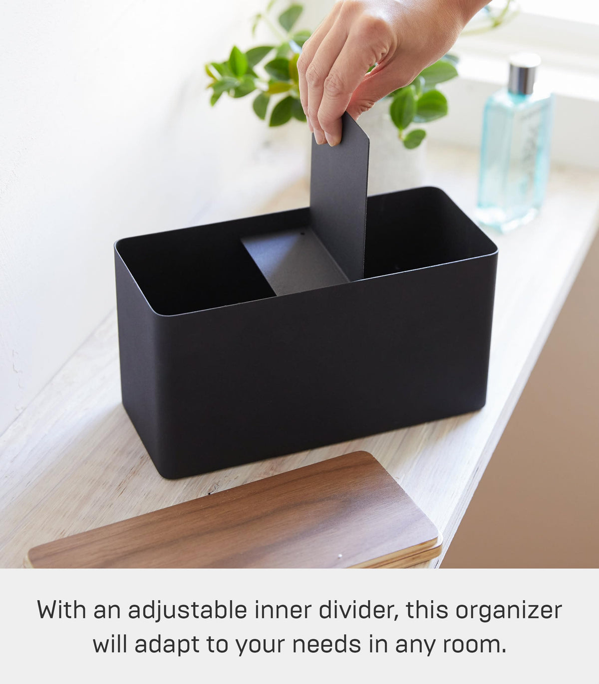 Countertop Organizer Metal Steel Wood R331368