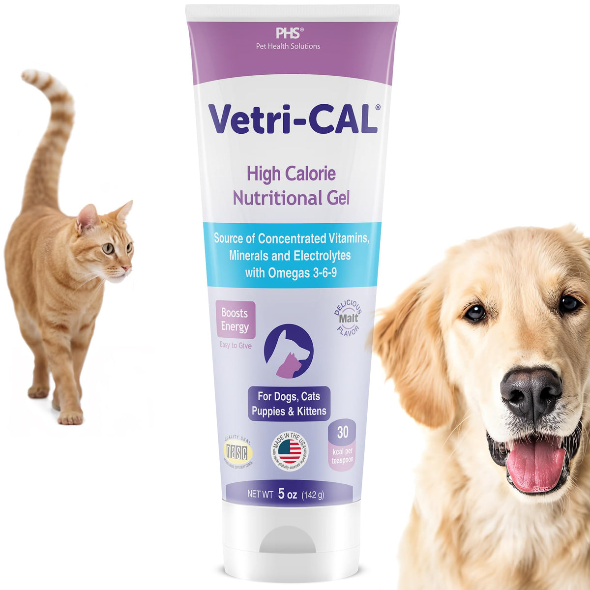 High Calorie Nutritional Gel for Dogs and Cats 5 oz Z8249