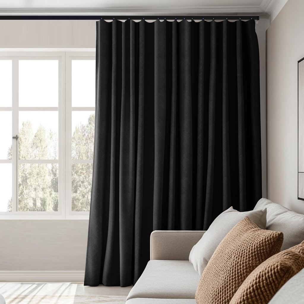 Blackout Thermal Insulated Room Divider Curtain Panel 8.3 ft x 7 ft U458592