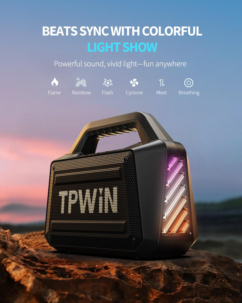80W IPX6 Waterproof Portable Bluetooth Speaker Z98950