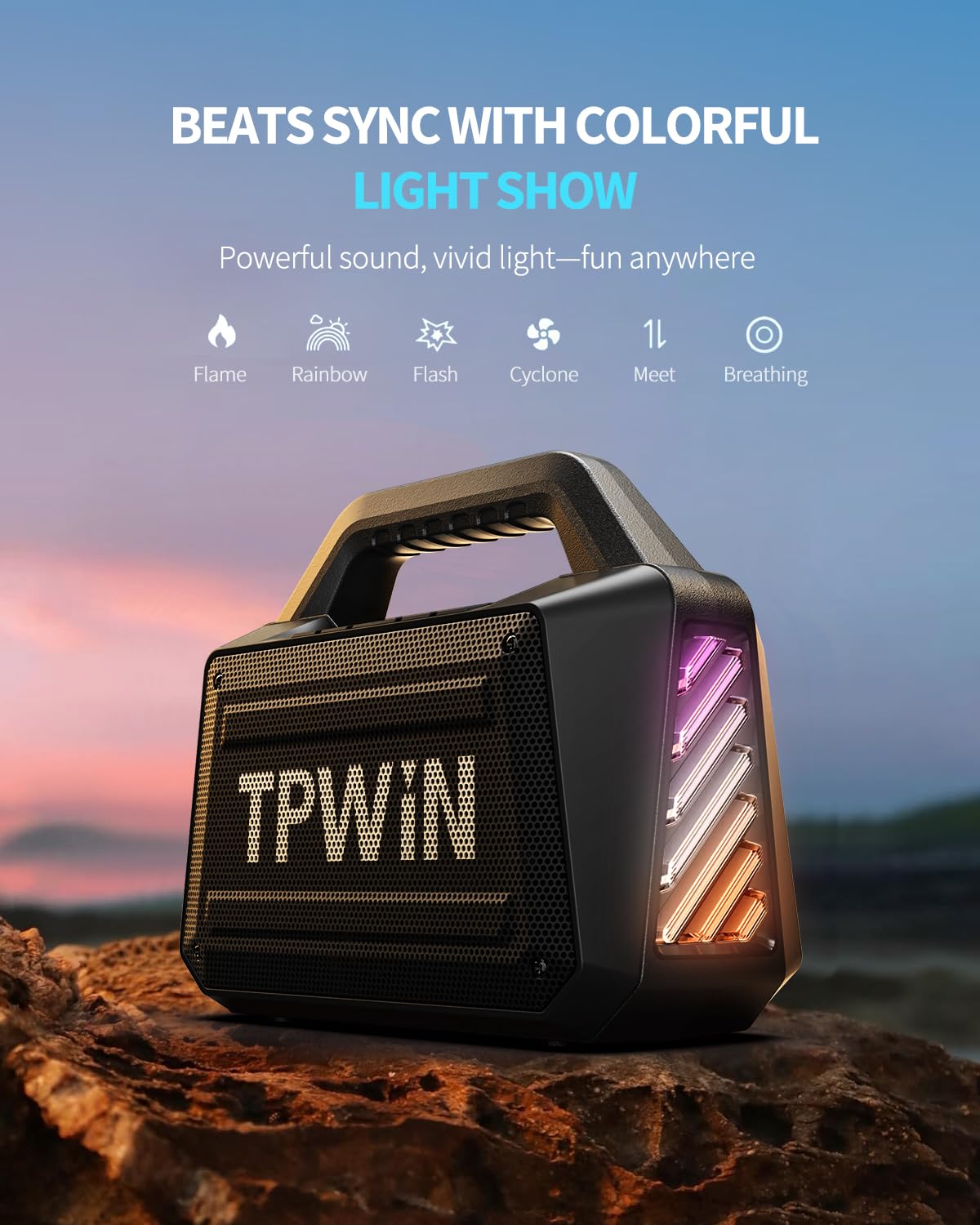 80W IPX6 Waterproof Portable Bluetooth Speaker Z98950