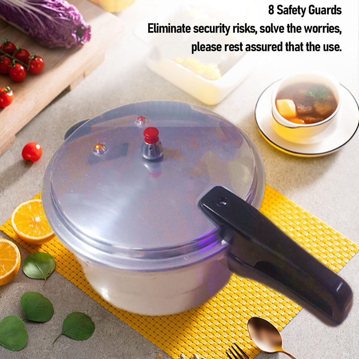 Aluminum Alloy Pressure Cooker, 18CM/3L S6091