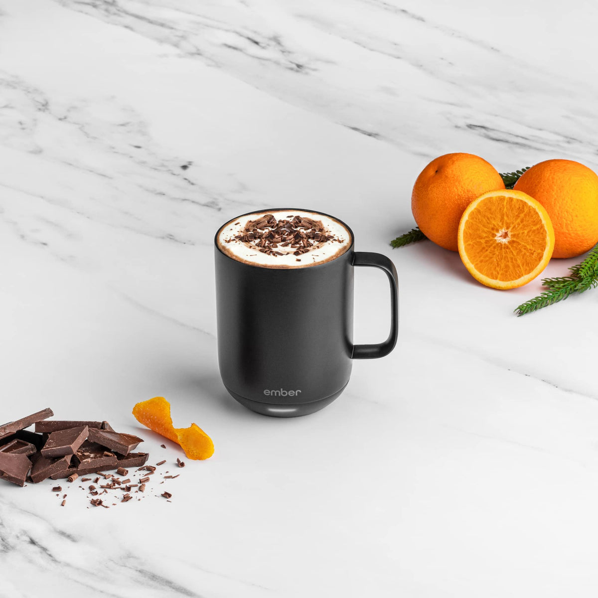 10 oz Temperature Control Smart Mug with Milk Frother I8080