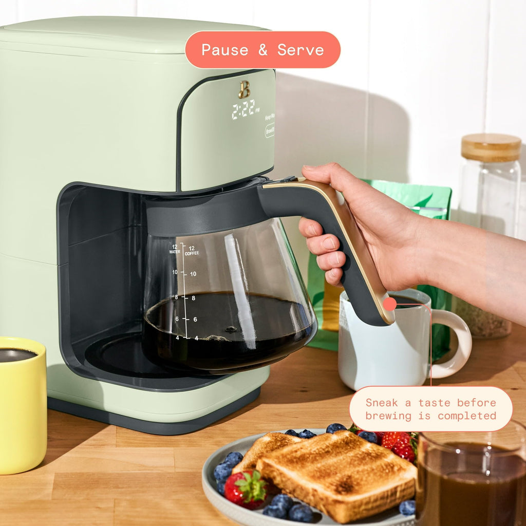 12 Cup Programmable Drip Coffee Maker with Glass Carafe W36760