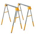 2 Pack Adjustable Folding Steel Sawhorses 1000LB R466574