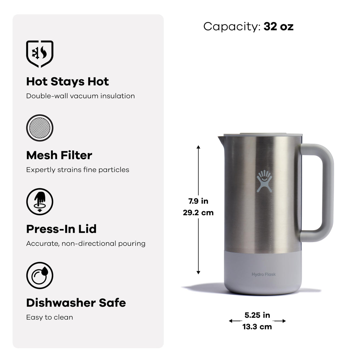 Insulated Stainless Steel Coffee Maker F46236