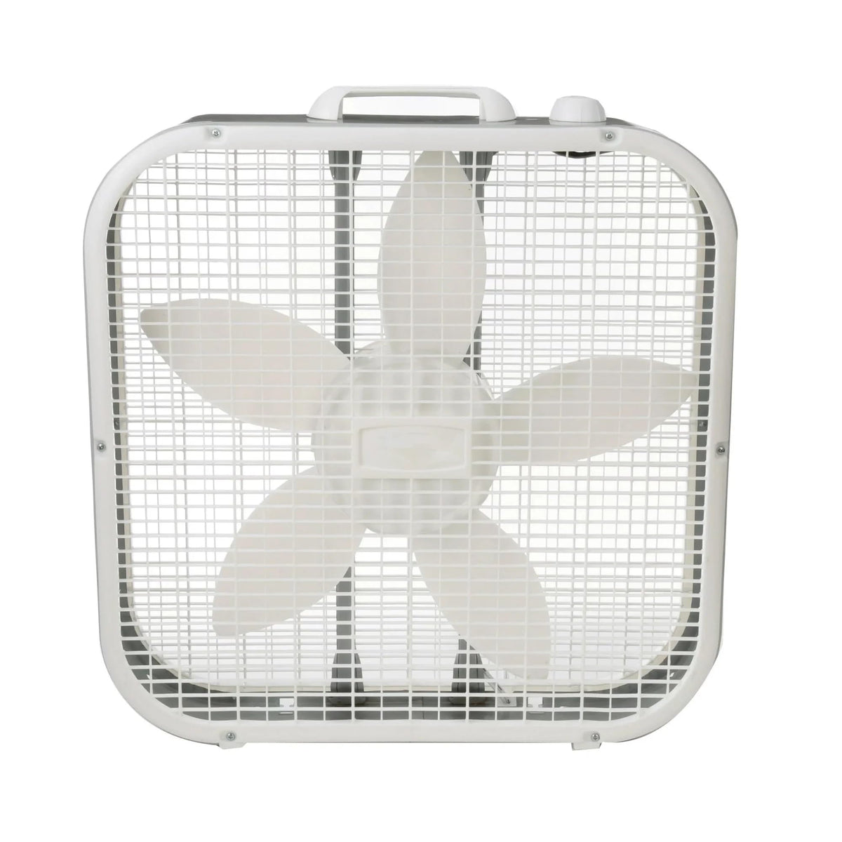 20" 3-Speed White Box Fan X876