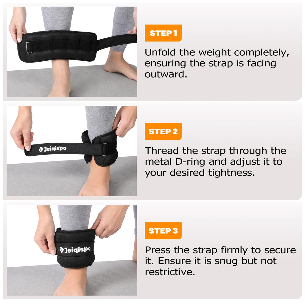 Ankle Weights 1 Pair with Adjustable Straps X49805