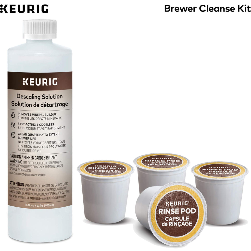 Single Serve K-Cup Pod Coffee Maker & Cleanse Kit I77765