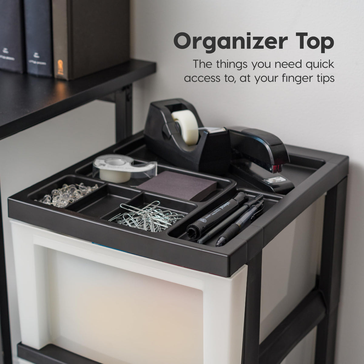 3 Drawer Rolling Storage Cart S929484