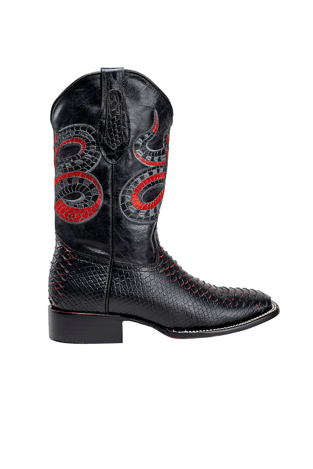 Men's Bi-tone Western Boot with Rubber Cap N7368