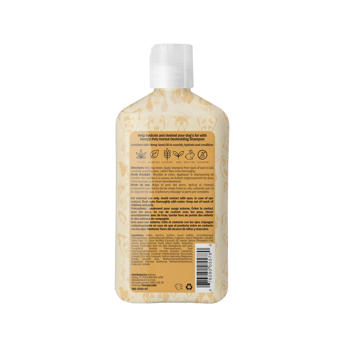 Tropical Pineapple Coconut Pet Shampoo 17 oz T930