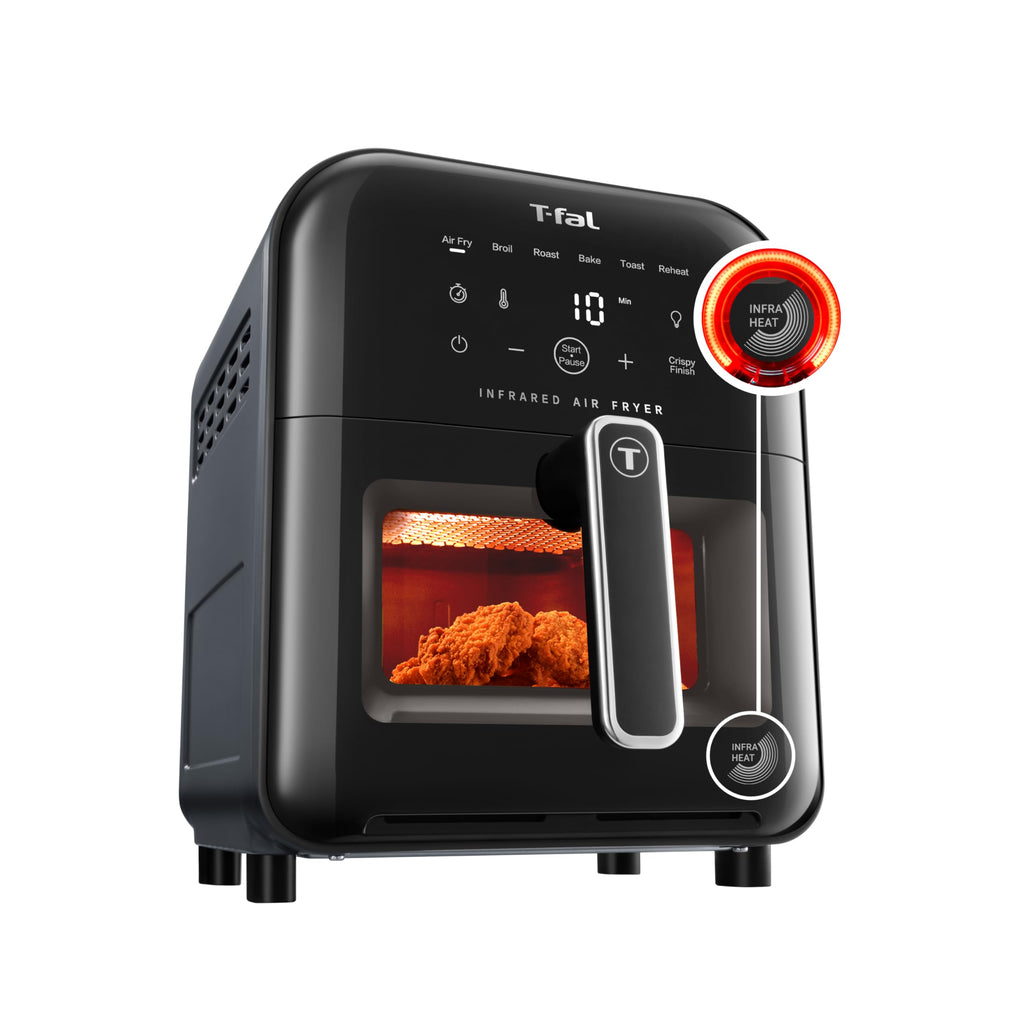 Infrared Air Fryer Toaster Oven Combo, 6 Qt Digital Touch Screen, 1550W, Black I516
