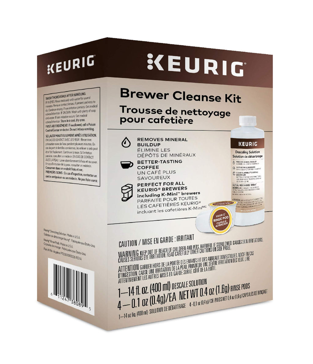 Single Serve K-Cup Pod Coffee Maker & Cleanse Kit I77765