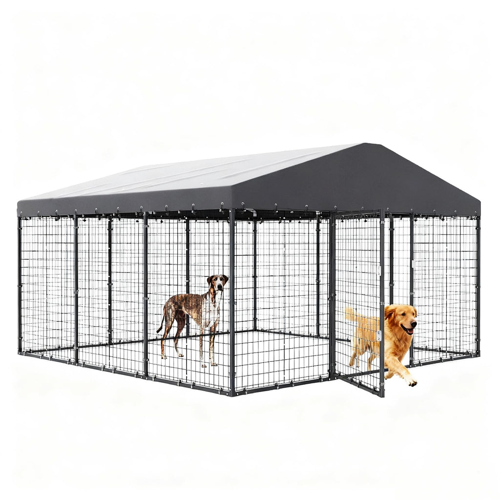 10 x 10 x 6 FT Outdoor Dog Kennel L651411
