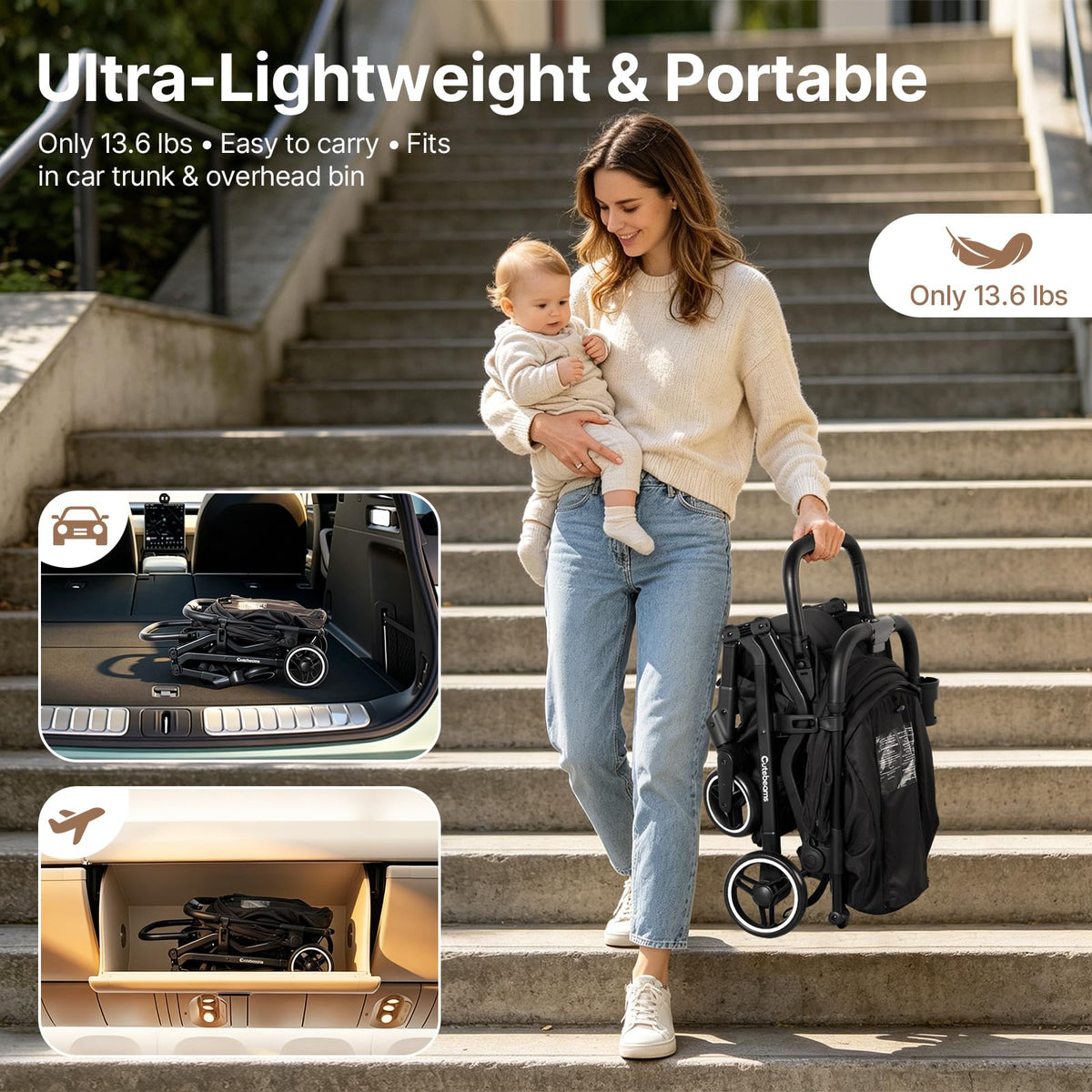 Lightweight Compact Travel Stroller X57075