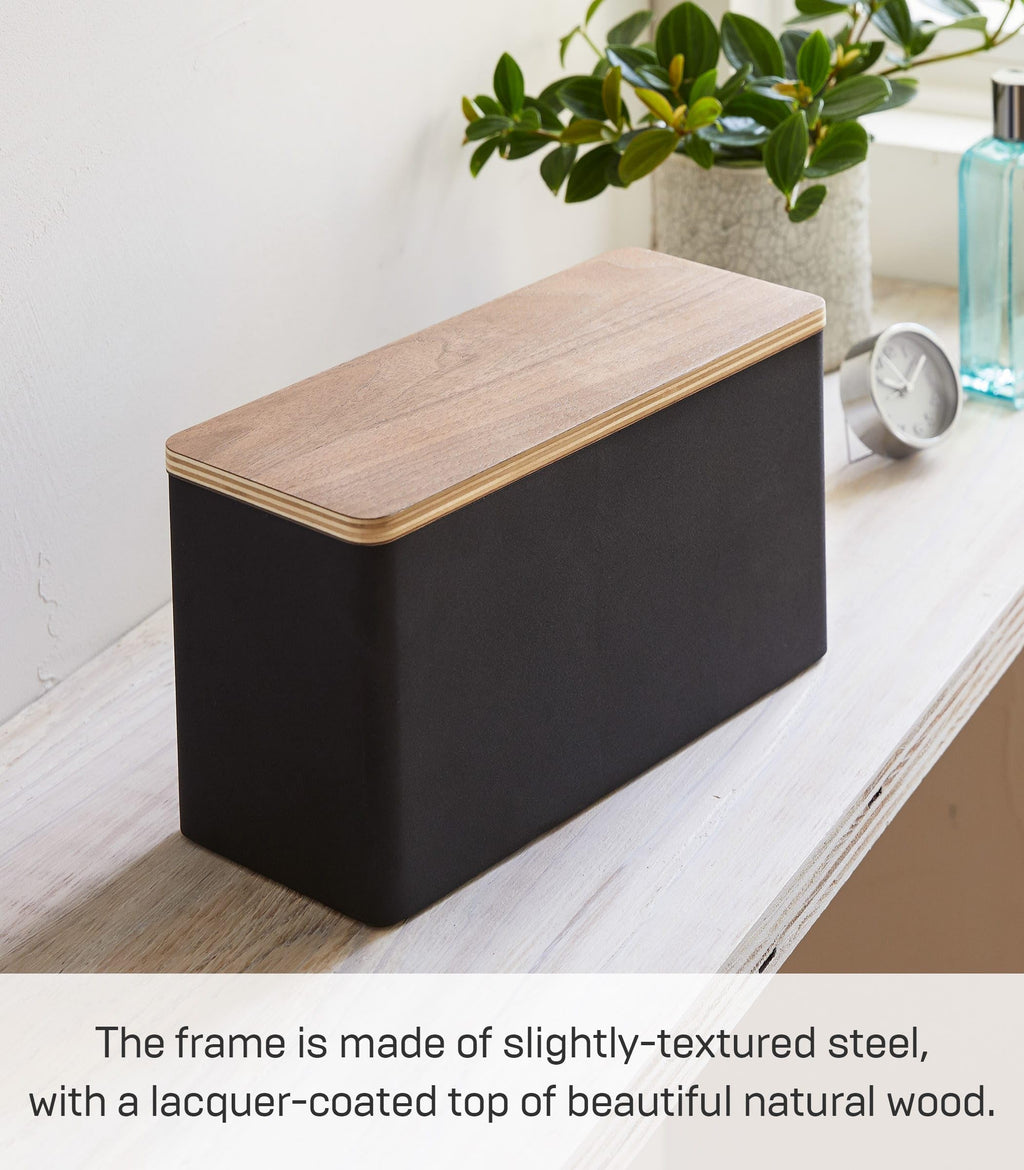 Countertop Organizer Metal Steel Wood R331368