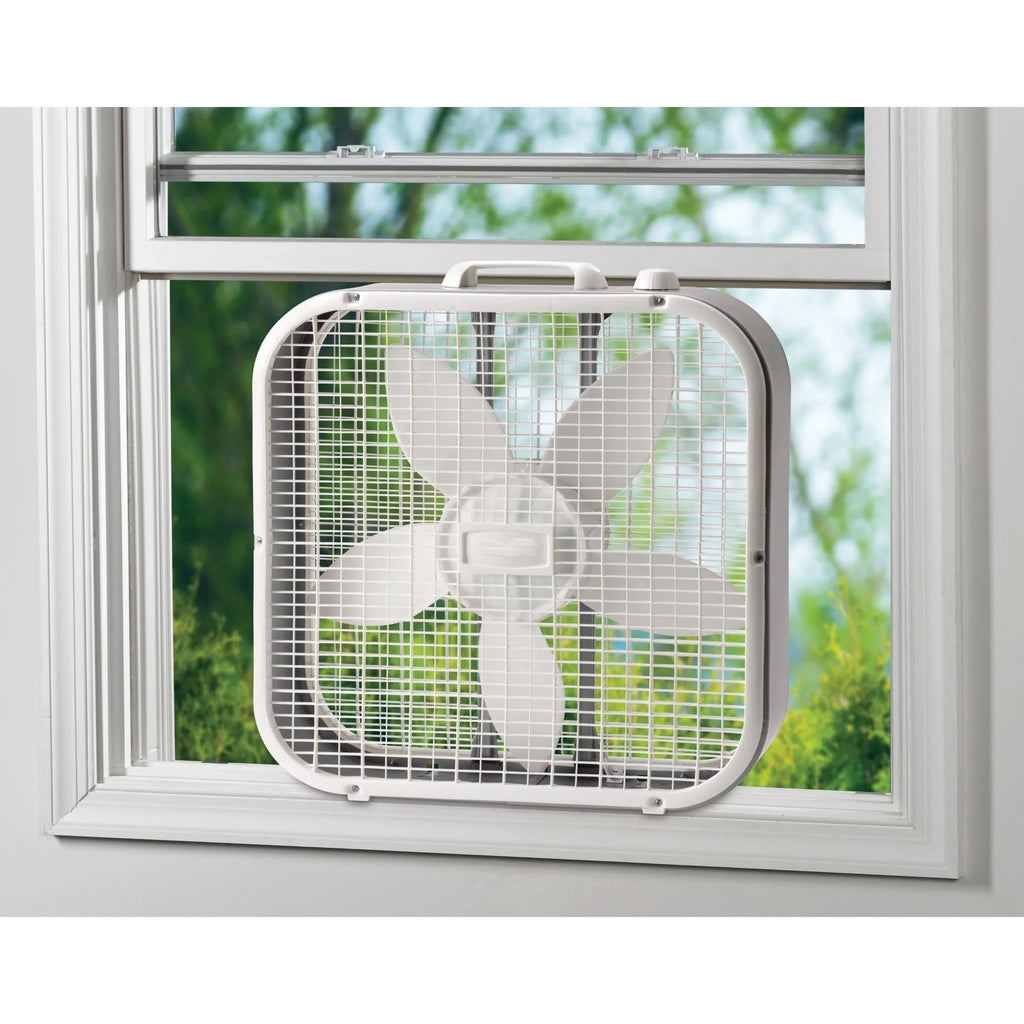 20" 3-Speed White Box Fan X876