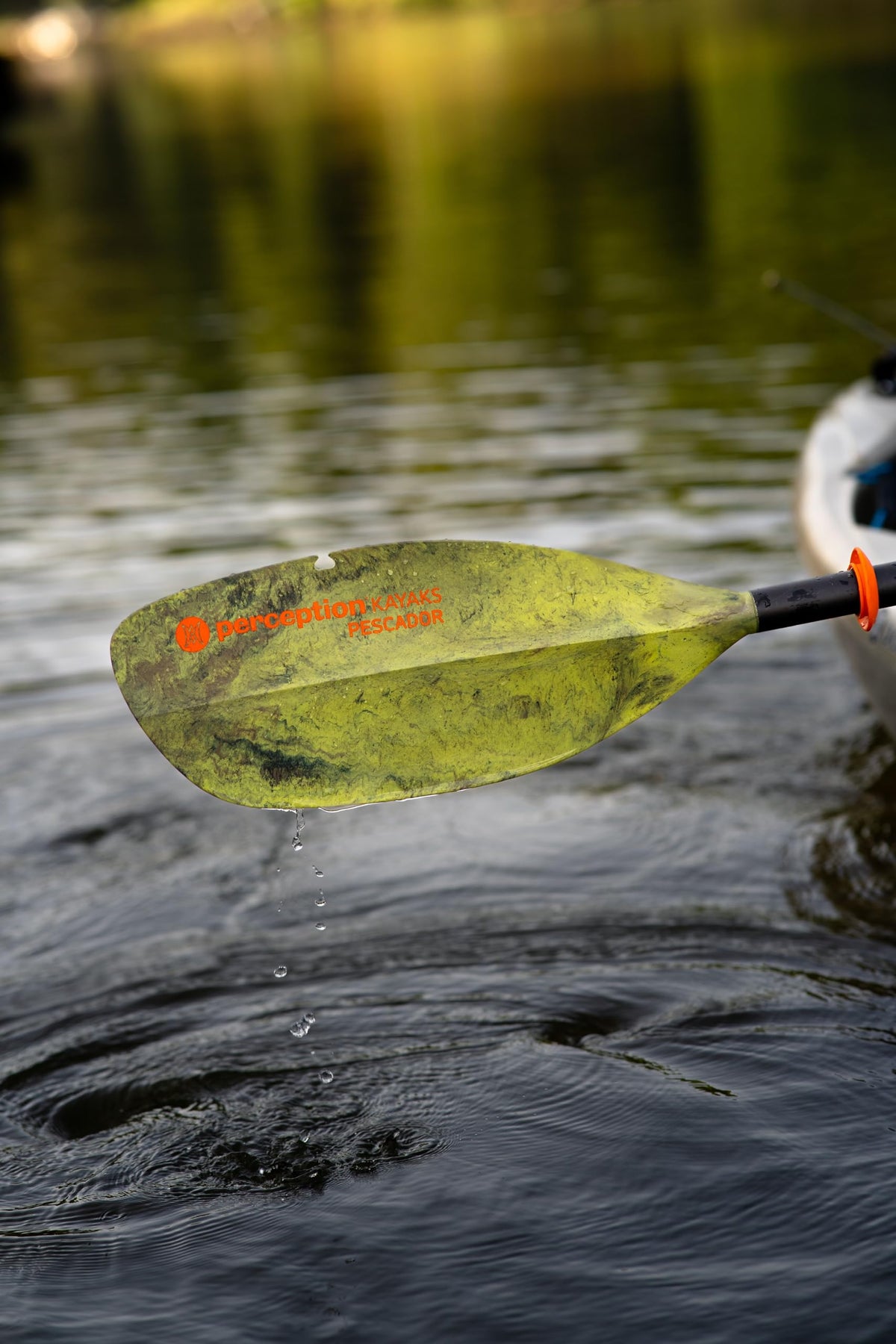 Adjustable Kayak Fishing Paddle 2 Piece Moss Camo K365335