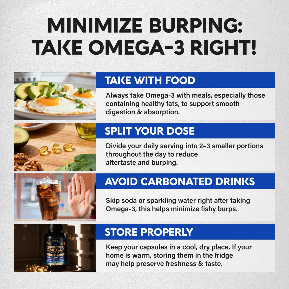 Omega 3 Fish Oil 3600 mg 90 Softgels A87468