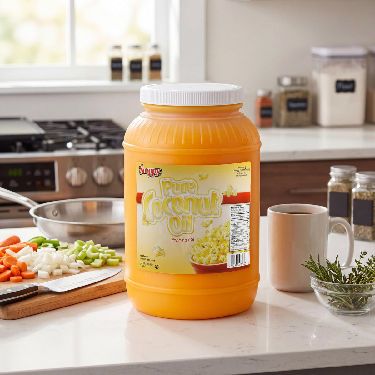 Butter Flavored Coconut Oil 1 Gallon Jug H585647