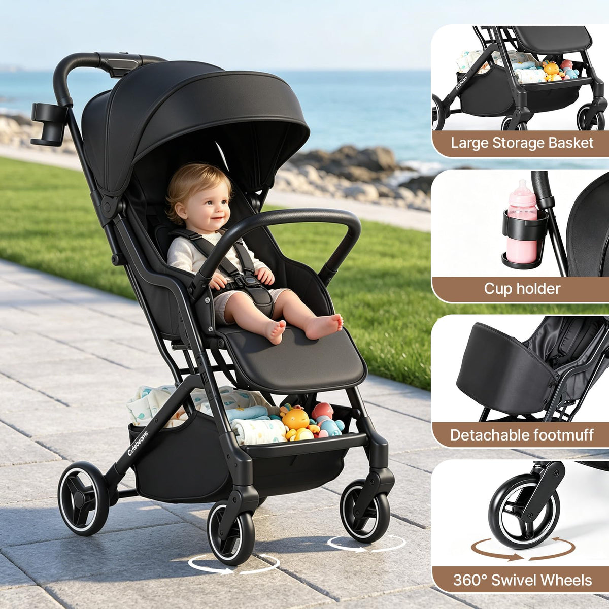 Lightweight Compact Travel Stroller X57075