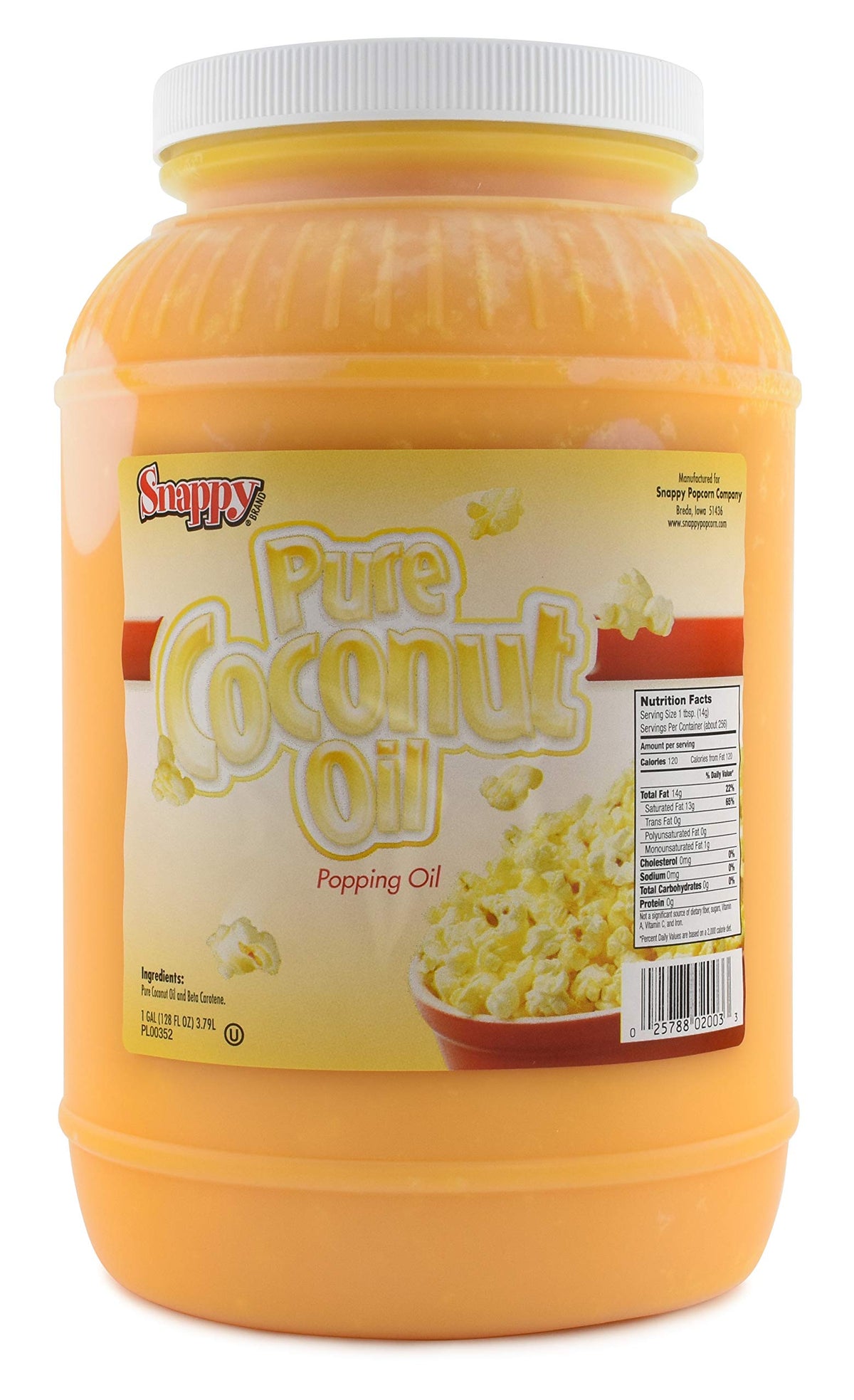 Butter Flavored Coconut Oil 1 Gallon Jug H585647