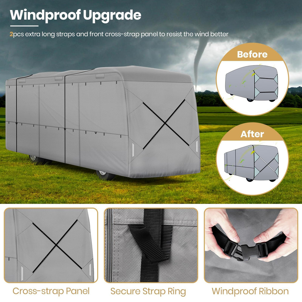 33-37ft 9 Layers Class A RV Cover D204