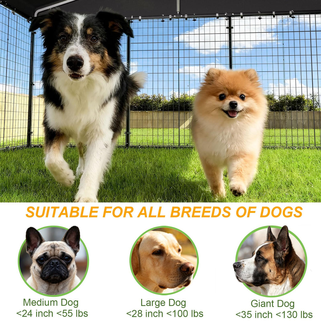 10 x 10 x 6 FT Outdoor Dog Kennel L651411