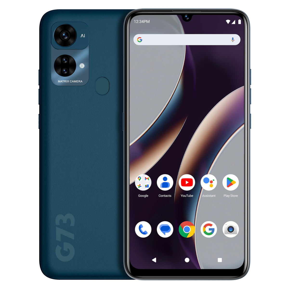 Unlocked 6.8” HD+ Infinity Display 128/6GB Triple 50MP Camera Blue P805874