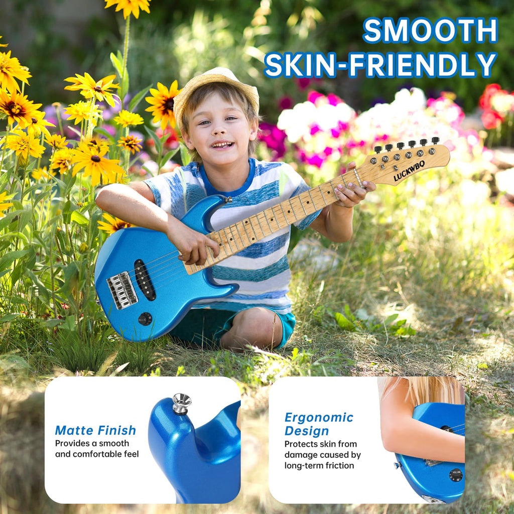30 Inch Kids ST Style Mini Electric Guitar Beginner Kit with Amplifier G342
