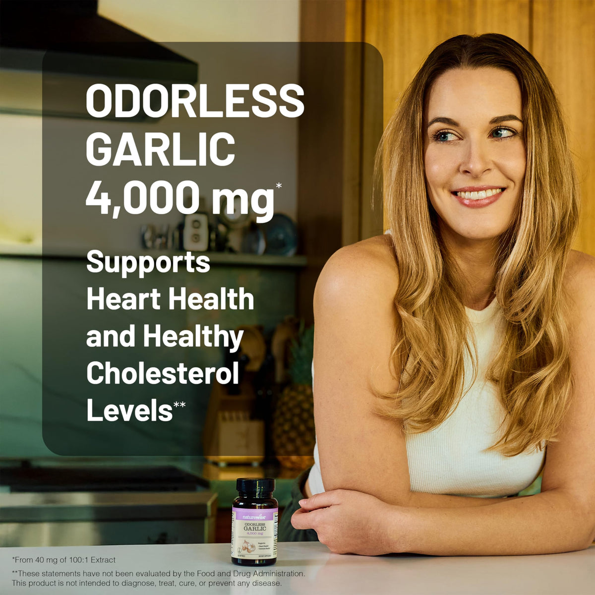 Odorless Garlic Supplement 4000mg 60 Count H8692
