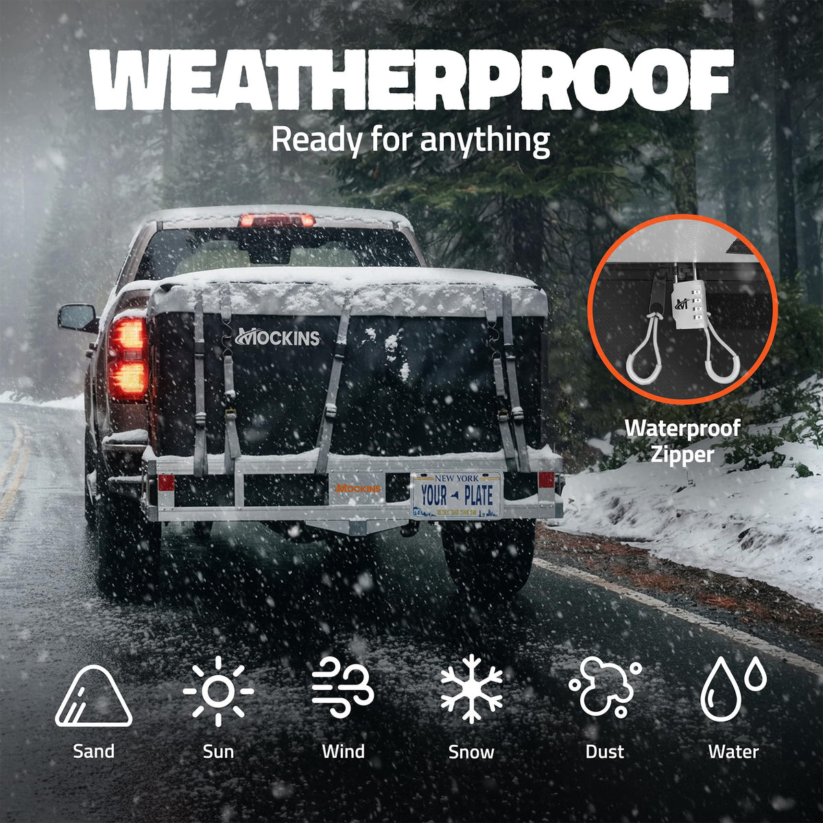 Aluminum Hitch Cargo Carrier & Cargo Bag R7790