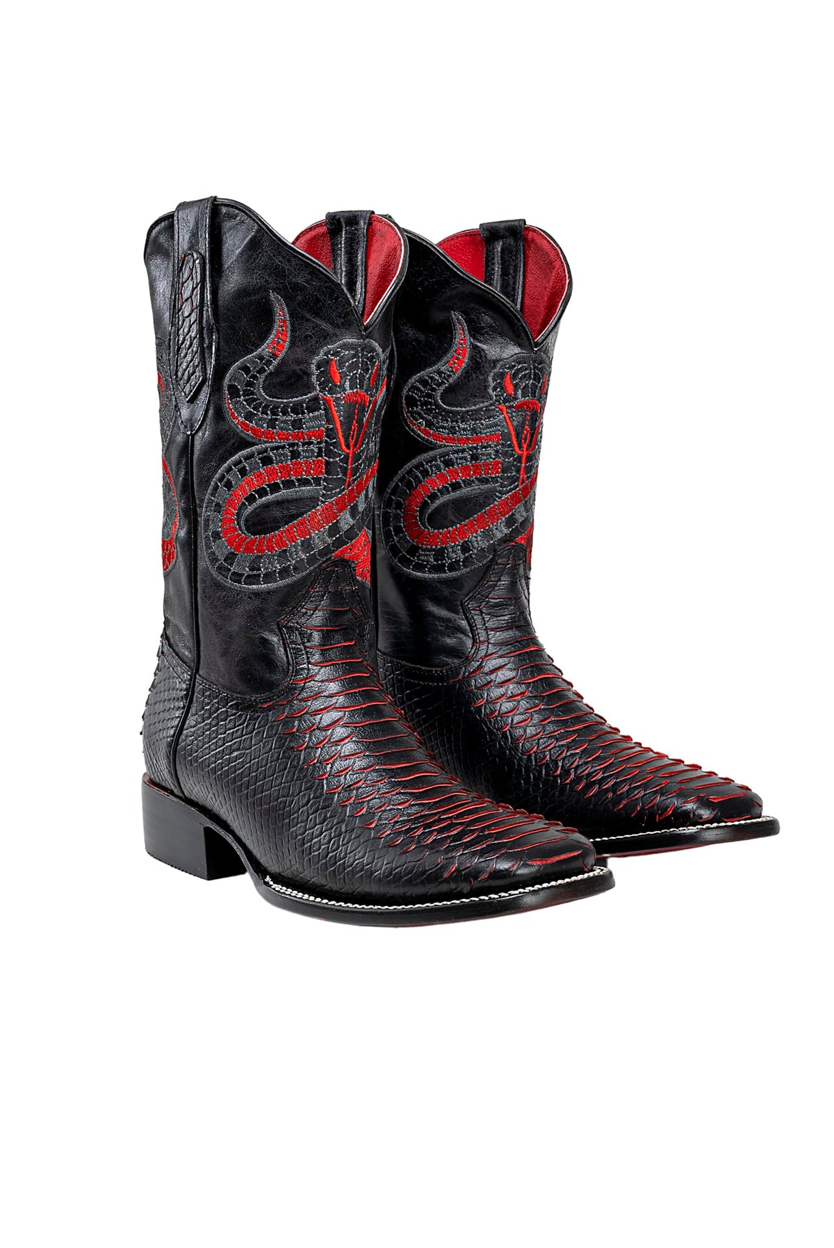 Men's Bi-tone Western Boot with Rubber Cap N7368