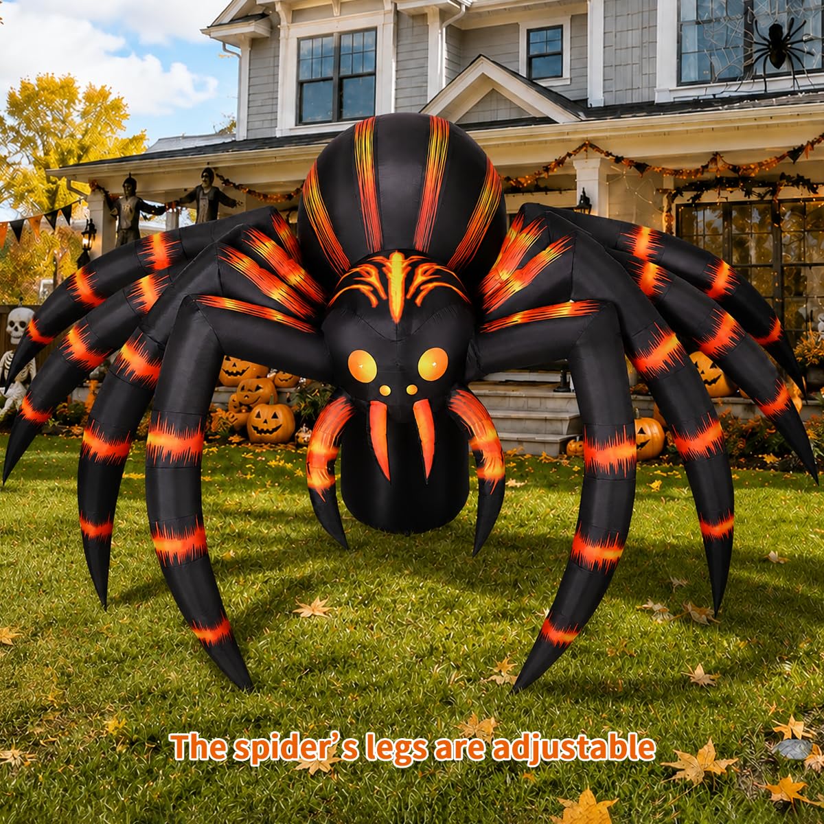 7FT Halloween Inflatables Yard Decor with LEDs R7396