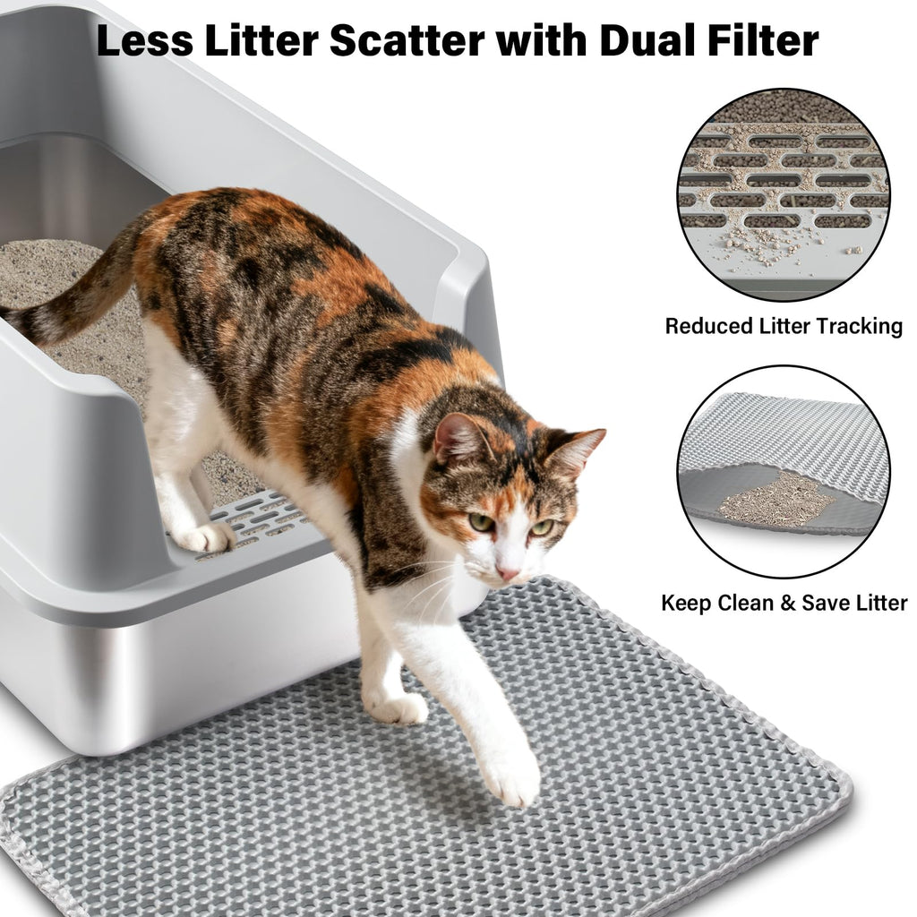 Stainless Steel XL Litter Box with Lid G296198