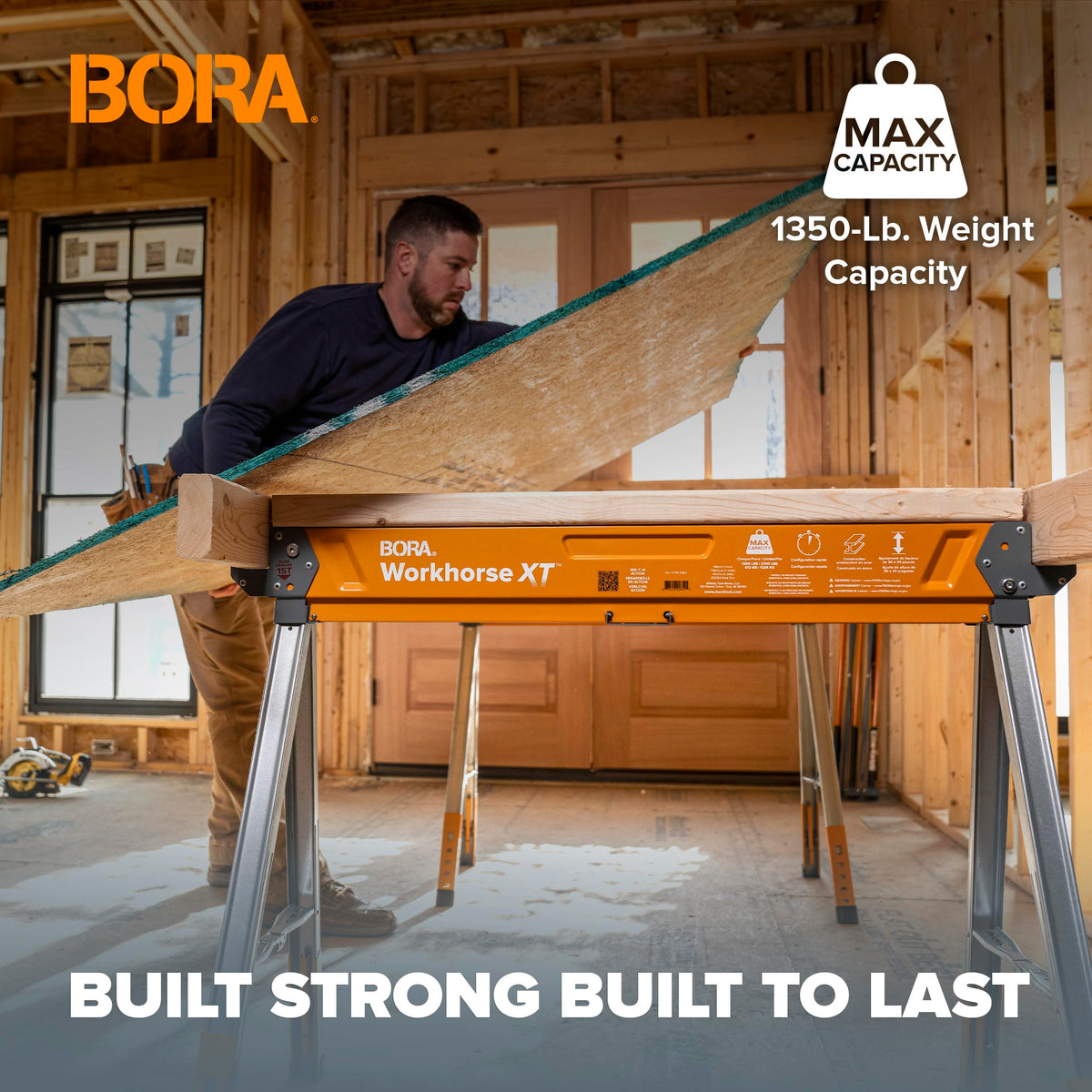 Adjustable Height Folding Sawhorse C366