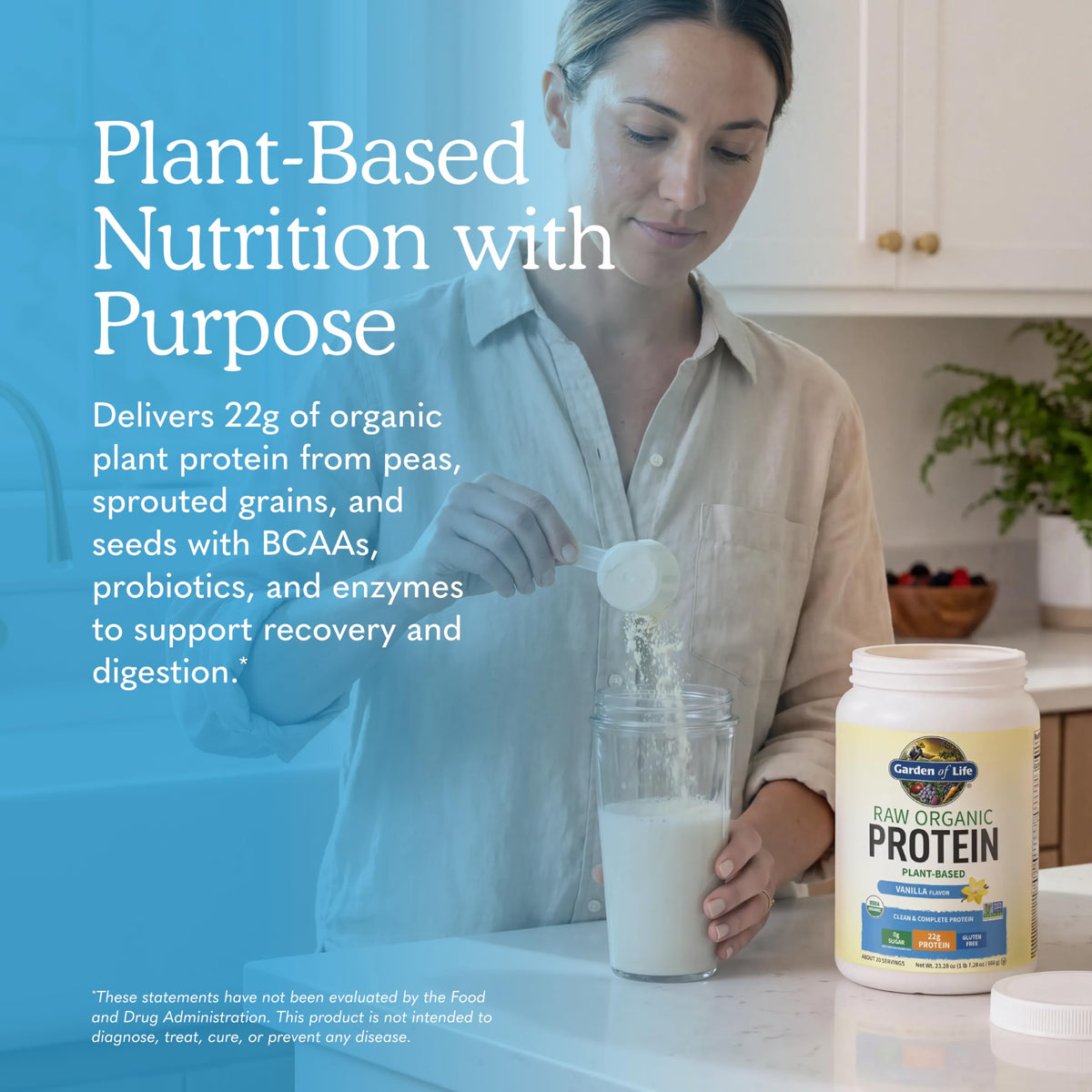 Organic Vegan Vanilla Protein Powder R635310