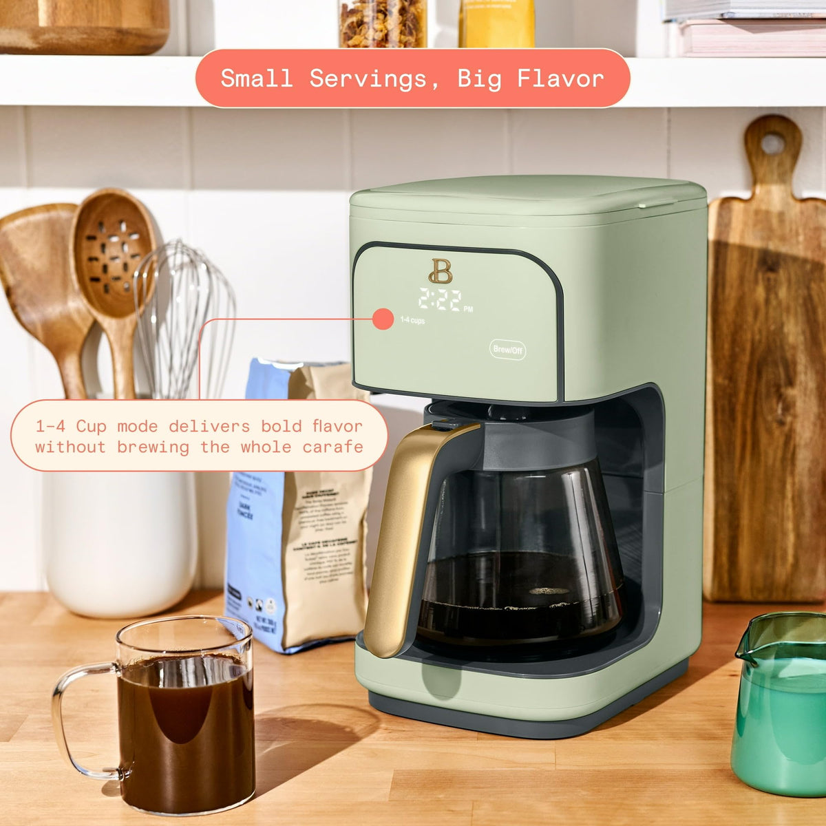 12 Cup Programmable Drip Coffee Maker with Glass Carafe W36760