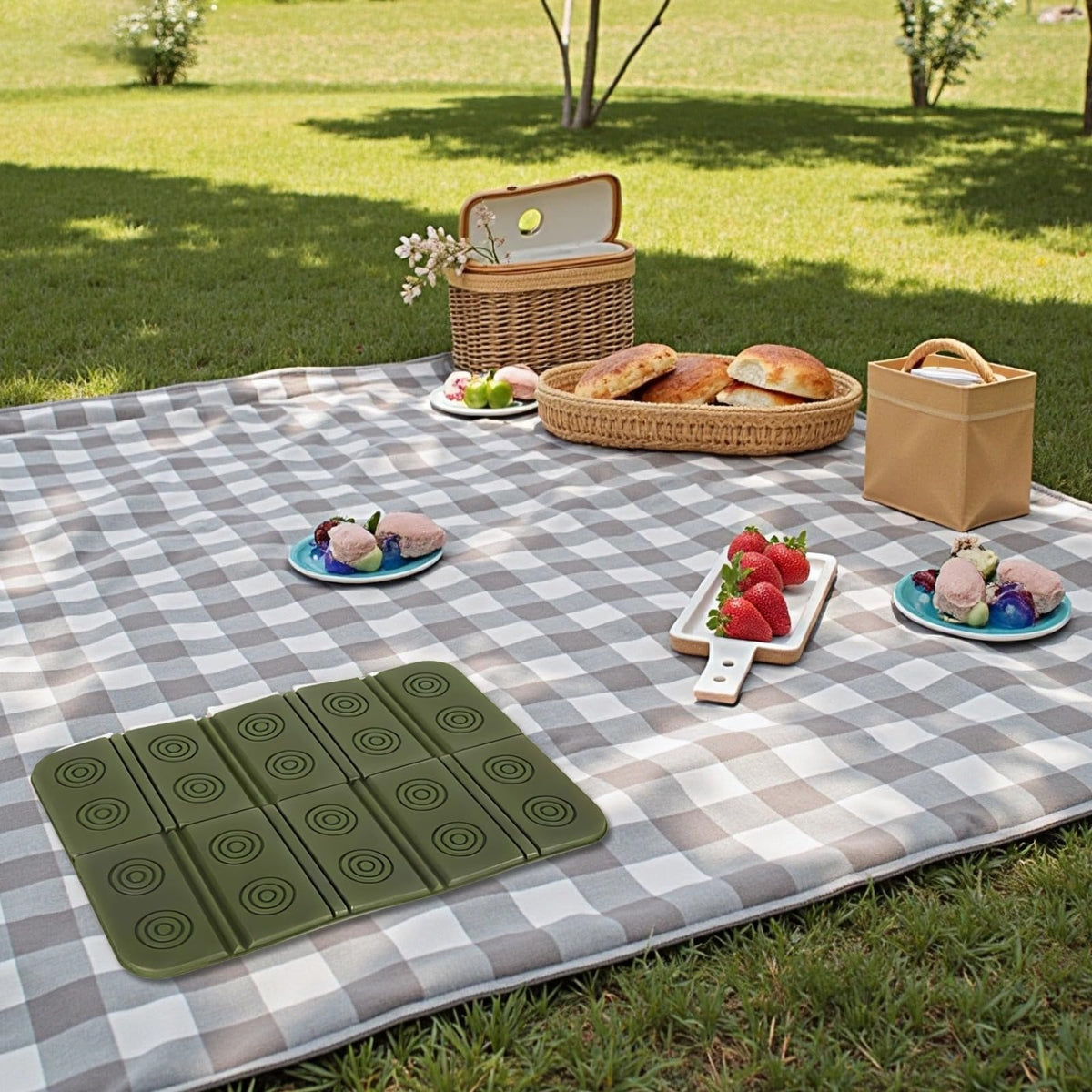 2 Pcs Waterproof Folding Foam Mats H2470