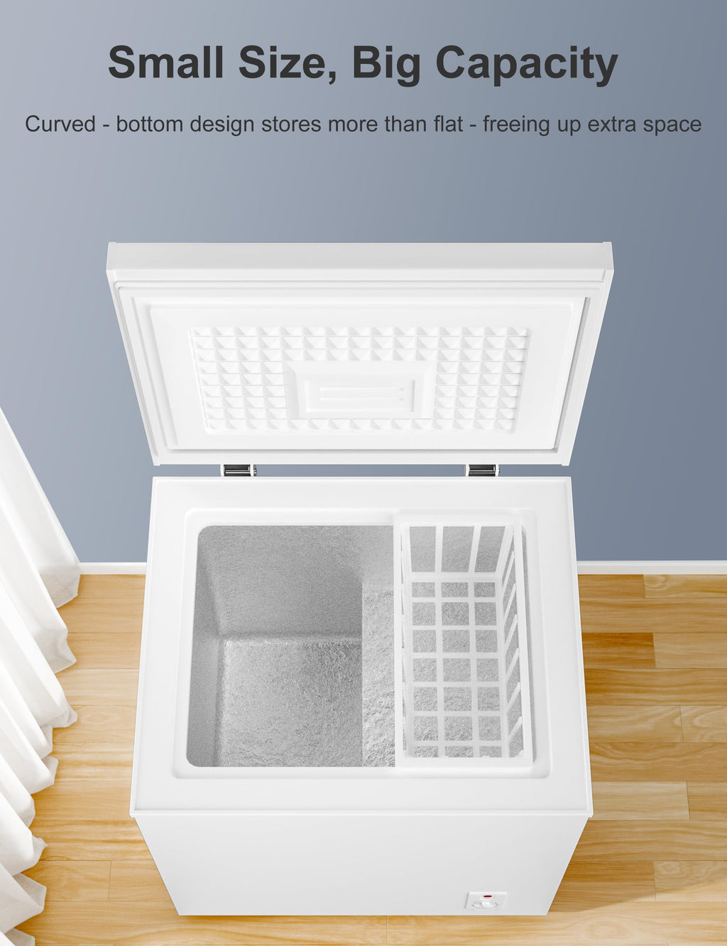2.5 Cu.Ft White Chest Freezer X942