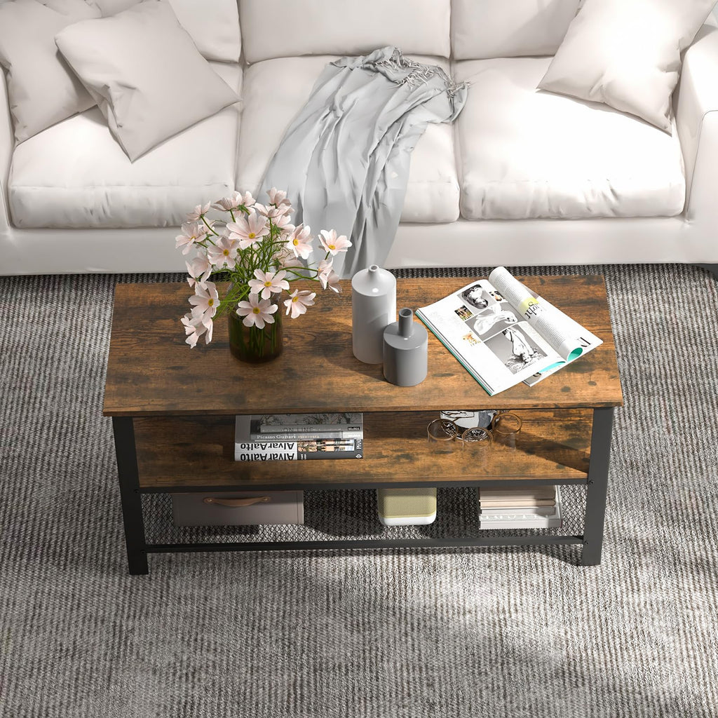 Small 3-Tier TV Stand with Power Outlets and USB Ports D47942
